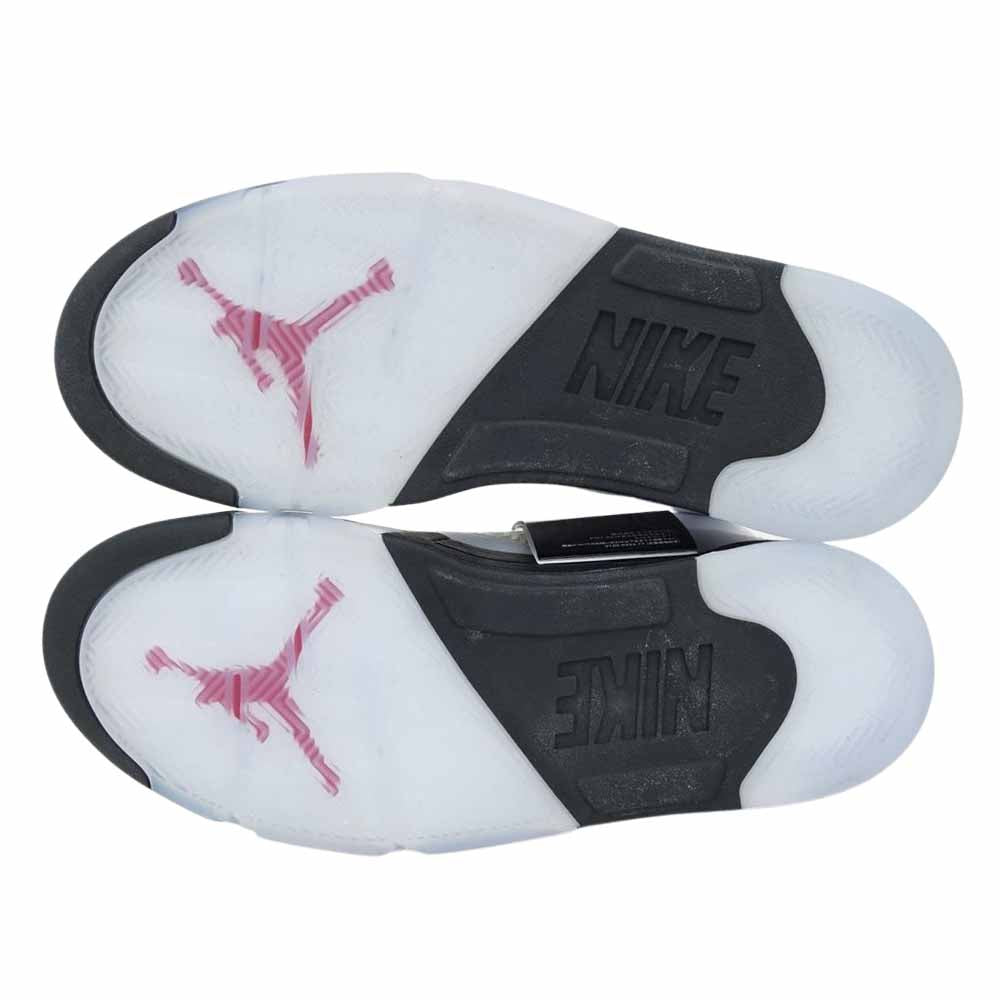NIKE ナイキ DA1911-102 AIR JORDAN 5 RETRO FIRE RED エアジョーダン ファイブ レトロ ファイヤーレッド ホワイト系 28cm【美品】【中古】