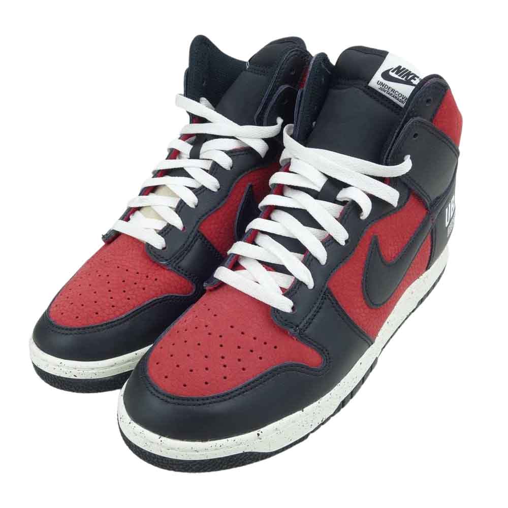 NIKE ナイキ DD9401-600 UNDERCOVER DUNK HIGH 1985 GYM RED アンダーカバー ダンク ジムレッド ブラック系 レッド系 28cm【極上美品】【中古】