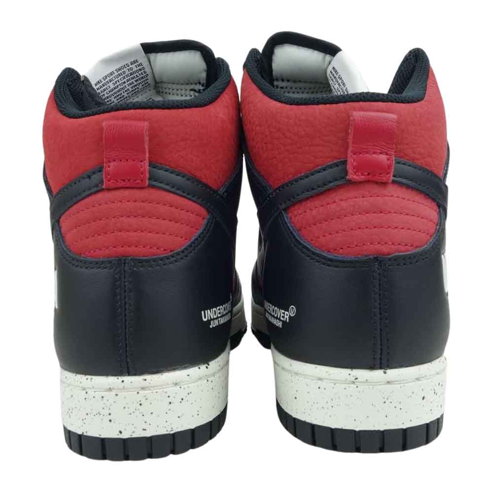 NIKE ナイキ DD9401-600 UNDERCOVER DUNK HIGH 1985 GYM RED アンダーカバー ダンク ジムレッド ブラック系 レッド系 28cm【極上美品】【中古】