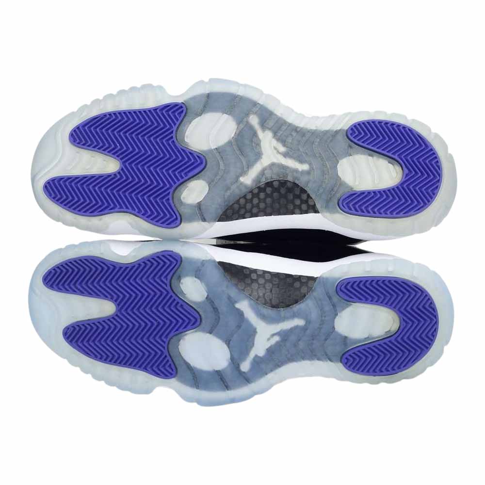 NIKE ナイキ 378037-100 AIR JORDAN 11 RETRO CONCORD エアジョーダン イレブン レトロ コンコルド ブラック系 ホワイト系 28cm【新古品】【未使用】【中古】