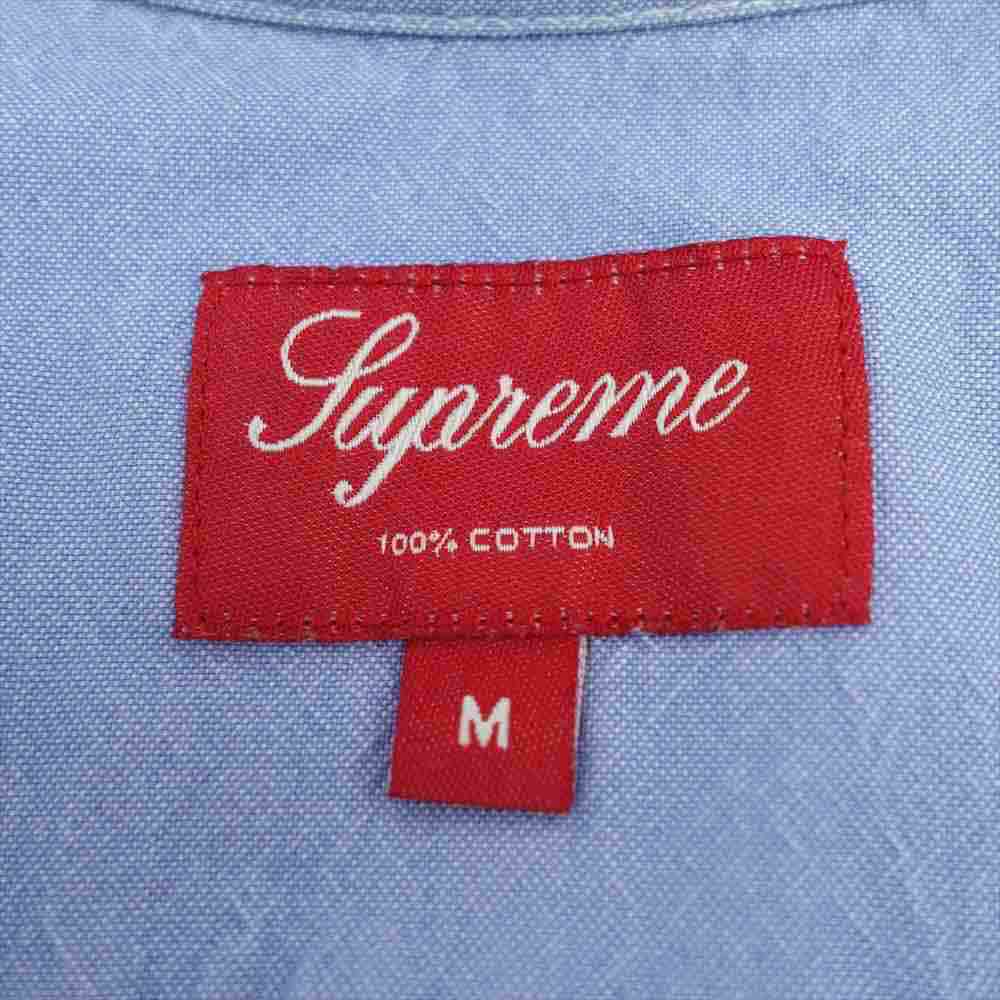 Supreme シュプリーム OXFORD BD SHIRTS バイカラー オックスフォード BD ライトブルー系 ピンク系【中古】