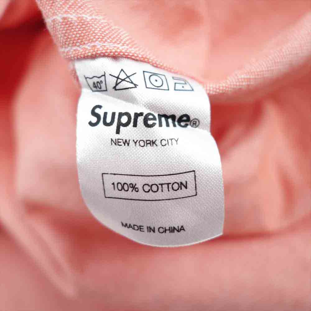 Supreme シュプリーム OXFORD BD SHIRTS バイカラー オックスフォード BD ライトブルー系 ピンク系【中古】