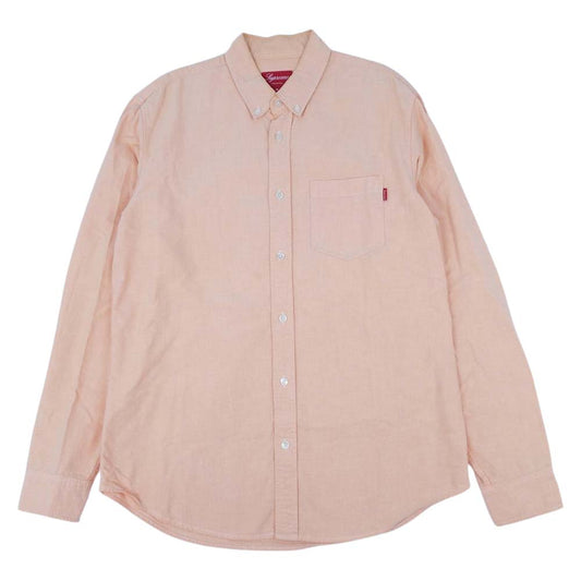 Supreme シュプリーム OXFORD BD SHIRTS オックスフォード BD オレンジ系【中古】