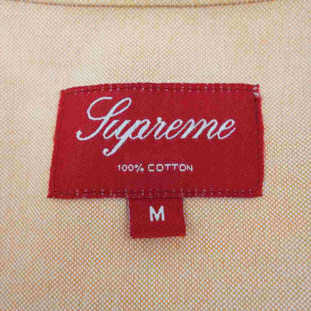 Supreme シュプリーム OXFORD BD SHIRTS オックスフォード BD オレンジ系【中古】
