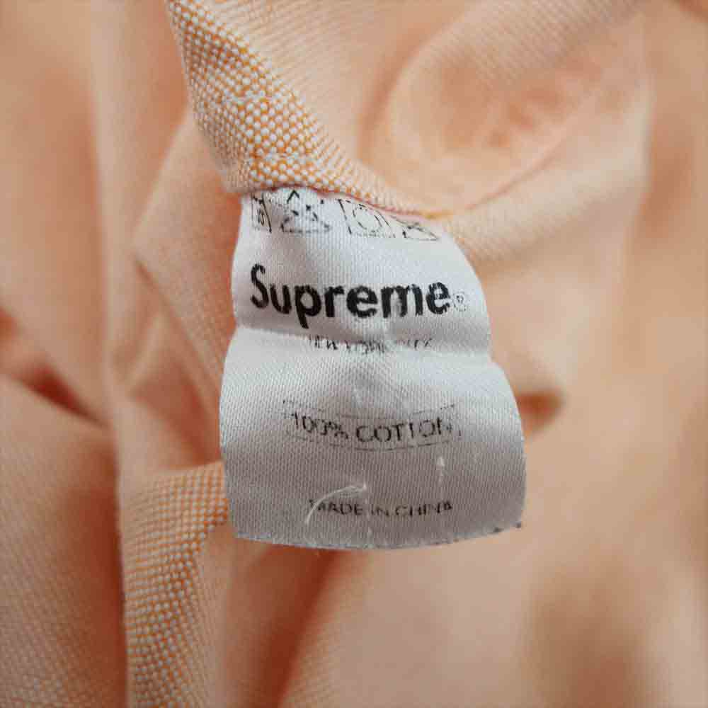 Supreme シュプリーム OXFORD BD SHIRTS オックスフォード BD オレンジ系【中古】