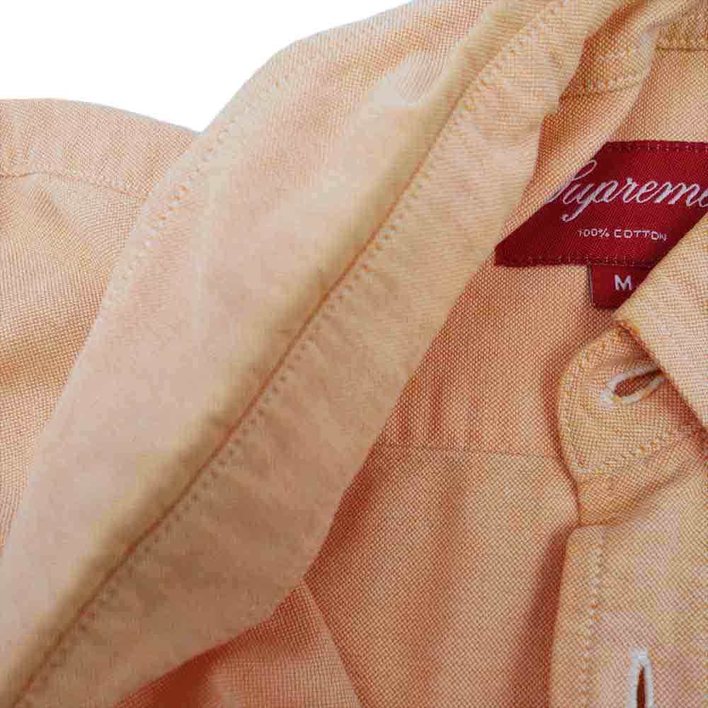 Supreme シュプリーム OXFORD BD SHIRTS オックスフォード BD オレンジ系【中古】