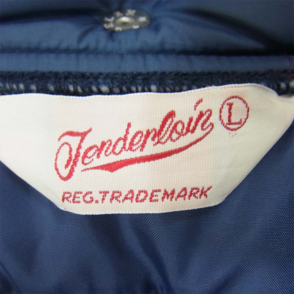 TENDERLOIN テンダーロイン T-NRA RACING JKT 中綿 レーシング ネイビー系 L【中古】