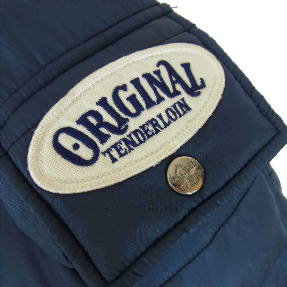 TENDERLOIN テンダーロイン T-NRA RACING JKT 中綿 レーシング ネイビー系 L【中古】