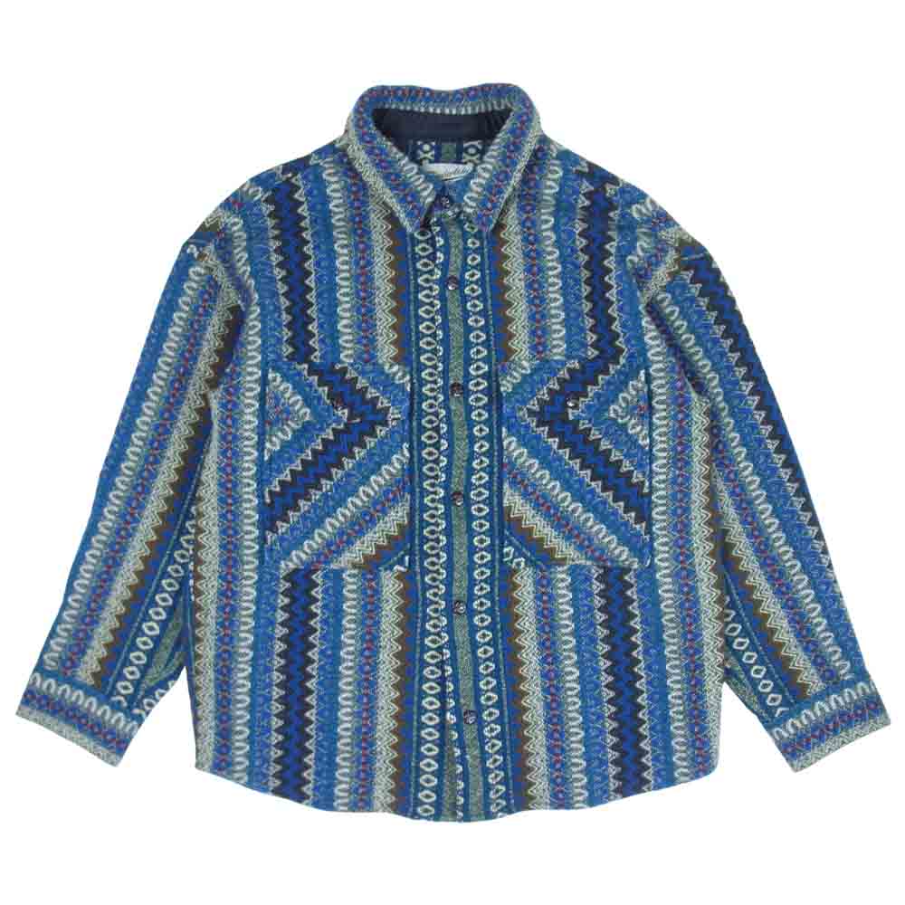 TENDERLOIN テンダーロイン T-NATIVE SHT JKT ネイティブ シャツ ジャケット グリーン系 S【中古】