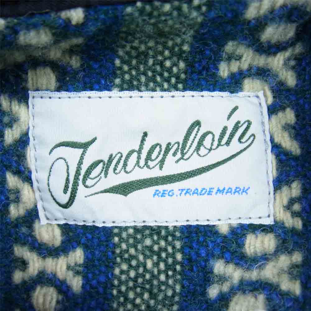 TENDERLOIN テンダーロイン T-NATIVE SHT JKT ネイティブ シャツ ジャケット グリーン系 S【中古】