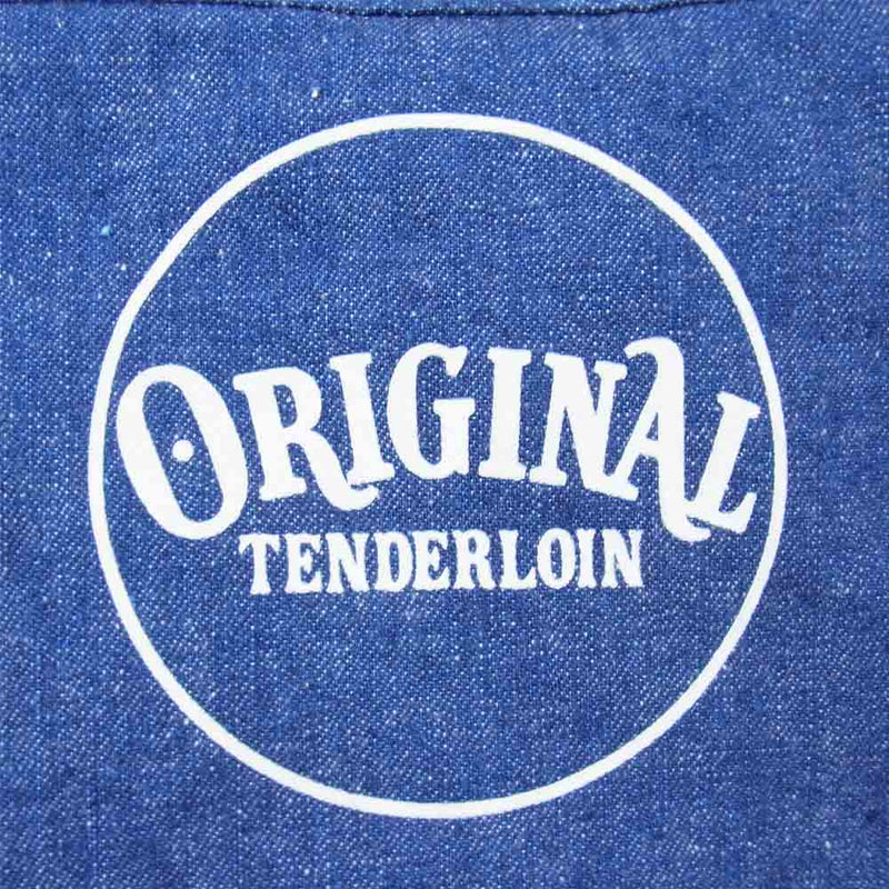 TENDERLOIN テンダーロイン REVERSIBLE HOODED JKT DENIM リバーシブル フード インディゴブルー系 M【中古】