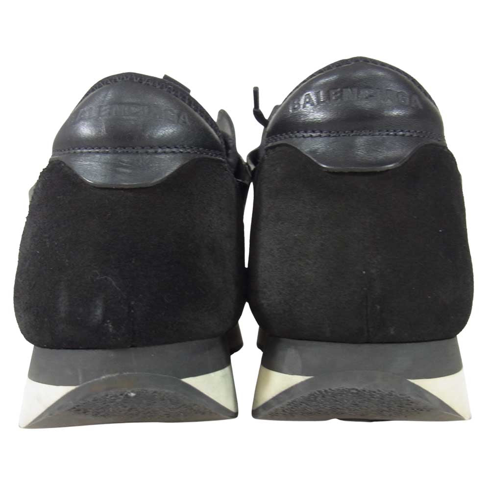 BALENCIAGA バレンシアガ レースランナー スニーカー ブラック系 42【中古】