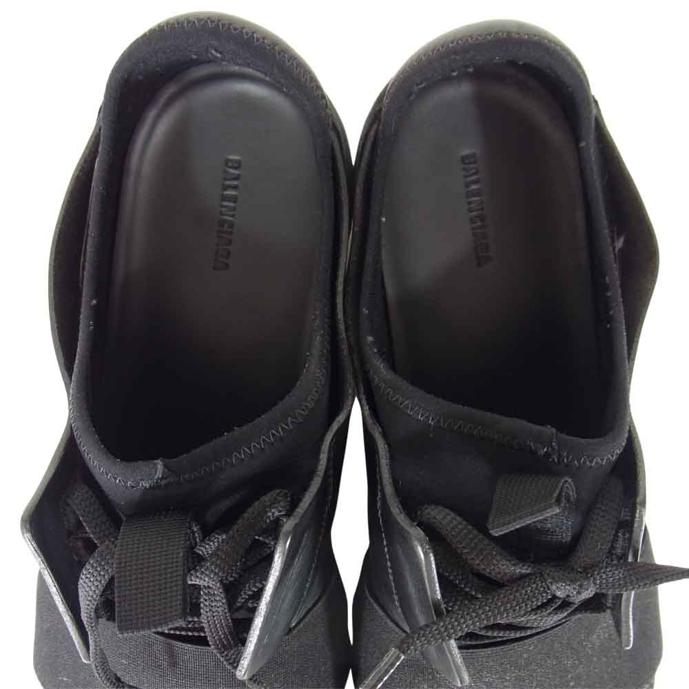 BALENCIAGA バレンシアガ レースランナー スニーカー ブラック系 42【中古】