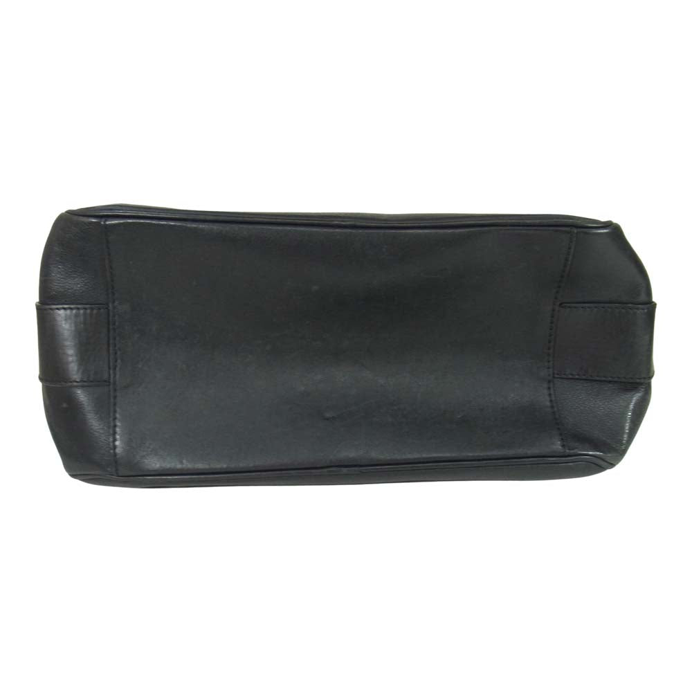 BALENCIAGA バレンシアガ ジップ レザー ブリーフケース ブラック系【中古】