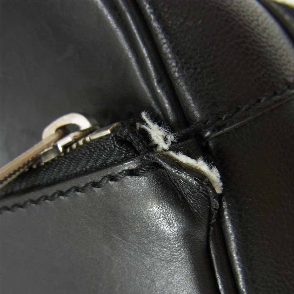 BALENCIAGA バレンシアガ ジップ レザー ブリーフケース ブラック系【中古】
