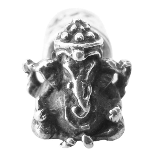 ZOCALO ソカロ GANESH EAR STUD ガネーシャ スタッド ピアス シルバー系【中古】