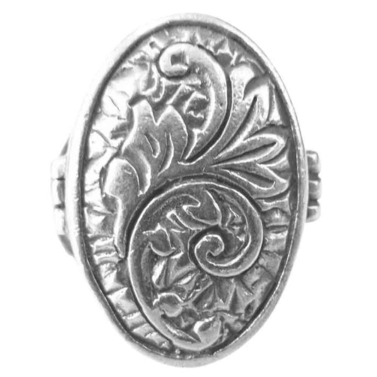 ZOCALO ソカロ IVY LOCKET RING アイビー ロケット リング シルバー系 11号程度【中古】