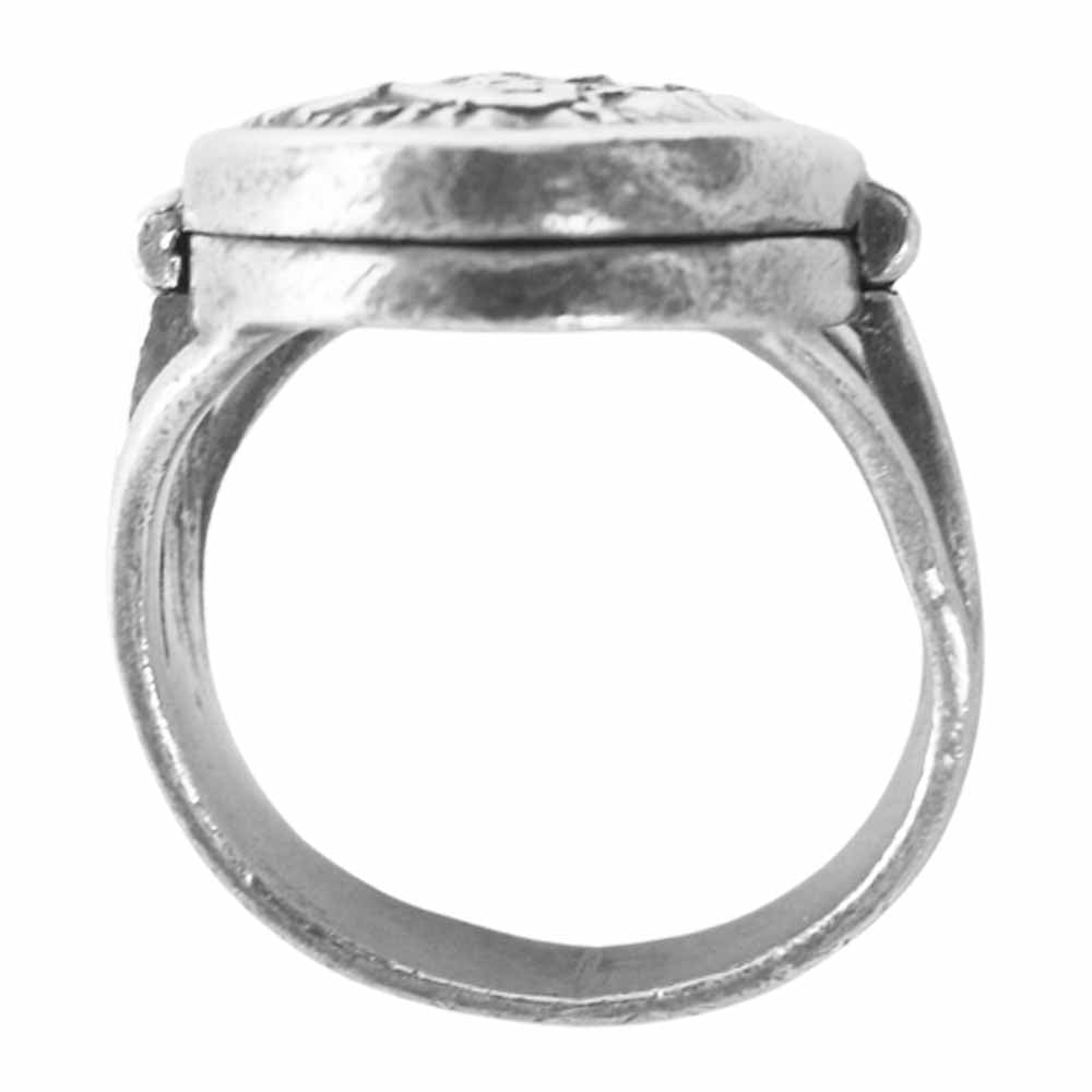 ZOCALO ソカロ IVY LOCKET RING アイビー ロケット リング シルバー系 11号程度【中古】