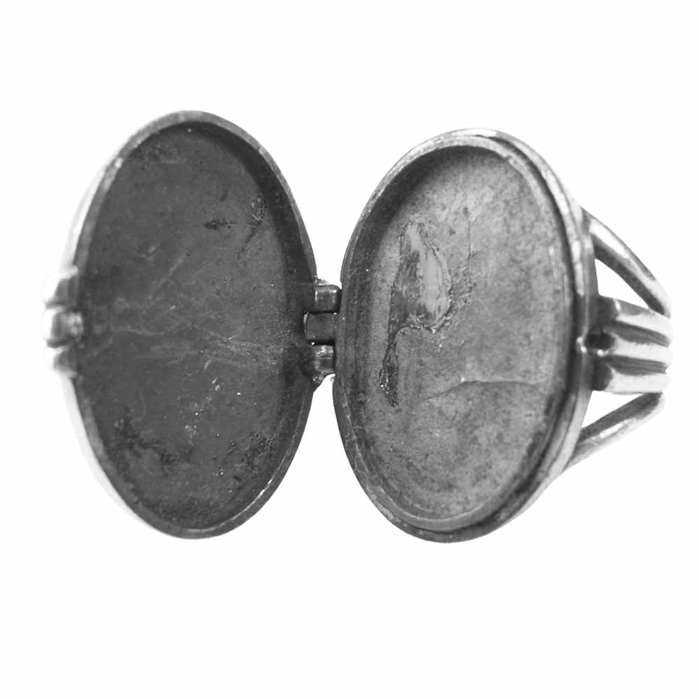 ZOCALO ソカロ IVY LOCKET RING アイビー ロケット リング シルバー系 11号程度【中古】
