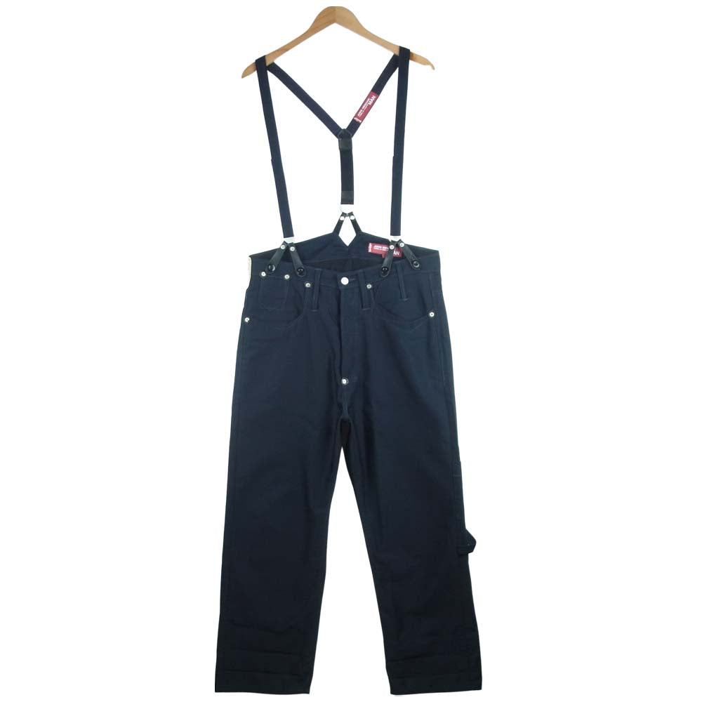 JUNYA WATANABE COMME des GARCONS MAN ジュンヤワタナベコムデギャルソンマン WG-P207 Levis リーバイス モールスキン オーバーオール パンツ ダークネイビー系 L W37【美品】【中古】