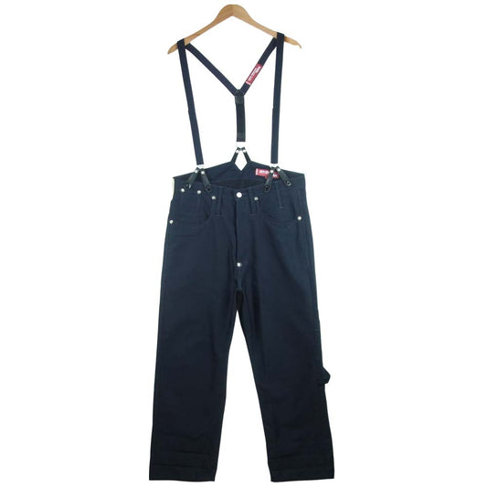 JUNYA WATANABE COMME des GARCONS MAN ジュンヤワタナベコムデギャルソンマン WG-P207 Levis リーバイス モールスキン オーバーオール パンツ ダークネイビー系 L W37【美品】【中古】