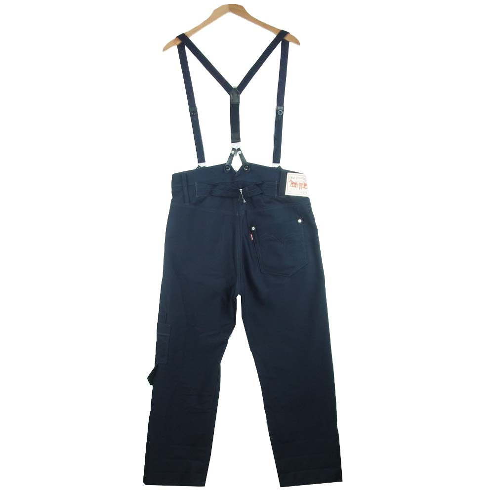 JUNYA WATANABE COMME des GARCONS MAN ジュンヤワタナベコムデギャルソンマン WG-P207 Levis リーバイス モールスキン オーバーオール パンツ ダークネイビー系 L W37【美品】【中古】
