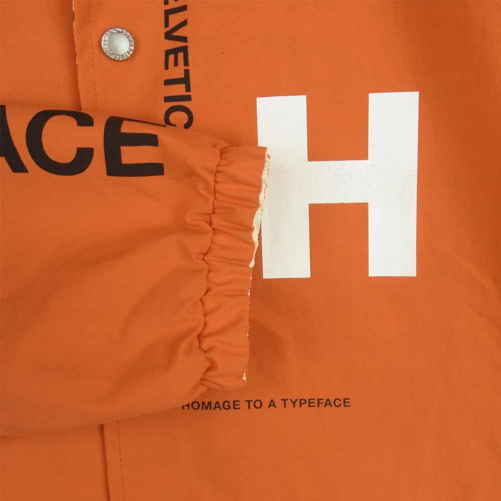 JUNYA WATANABE COMME des GARCONS MAN ジュンヤワタナベコムデギャルソンマン WG-J001 Helvetica リバーシブル コーチ ジャケット オレンジ系 ホワイト系 M【中古】