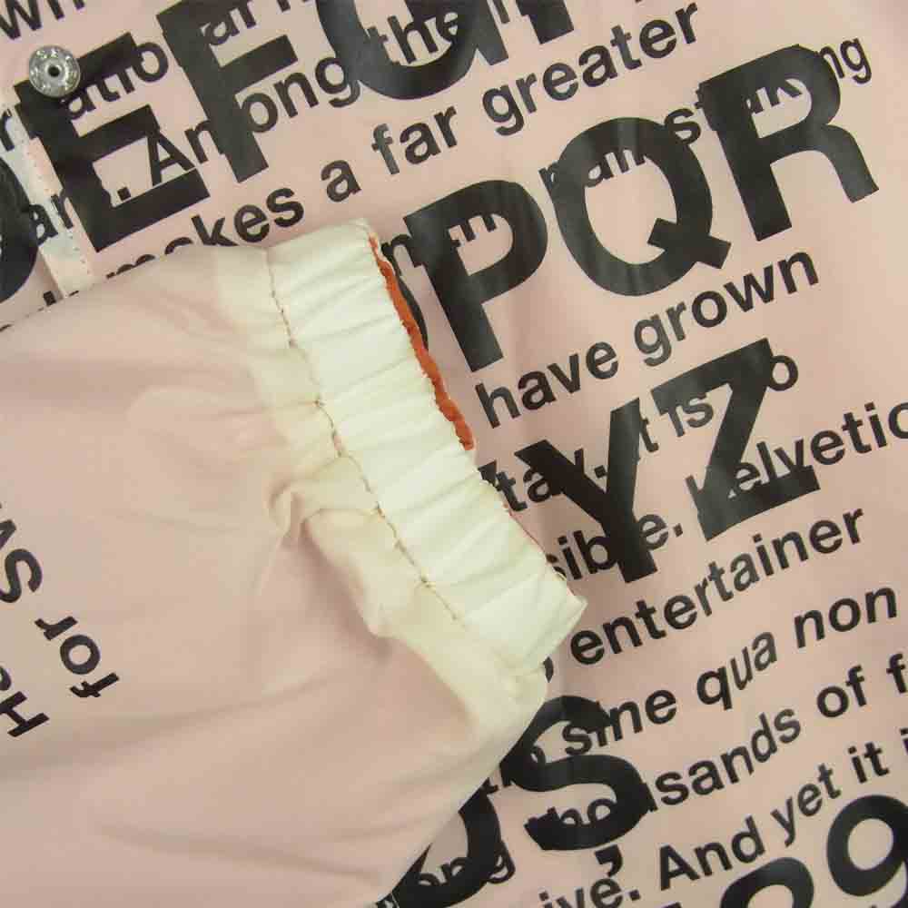 JUNYA WATANABE COMME des GARCONS MAN ジュンヤワタナベコムデギャルソンマン WG-J001 Helvetica リバーシブル コーチ ジャケット オレンジ系 ホワイト系 M【中古】