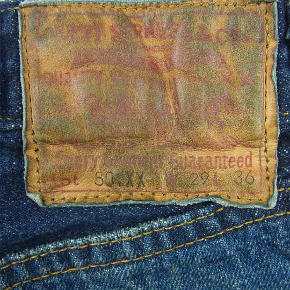 Levi's リーバイス 47501-0148 USA製 1947復刻 501 XX 刻印 555 バレンシア 工場 デニム パンツ インディゴブルー系 W29 L36【中古】
