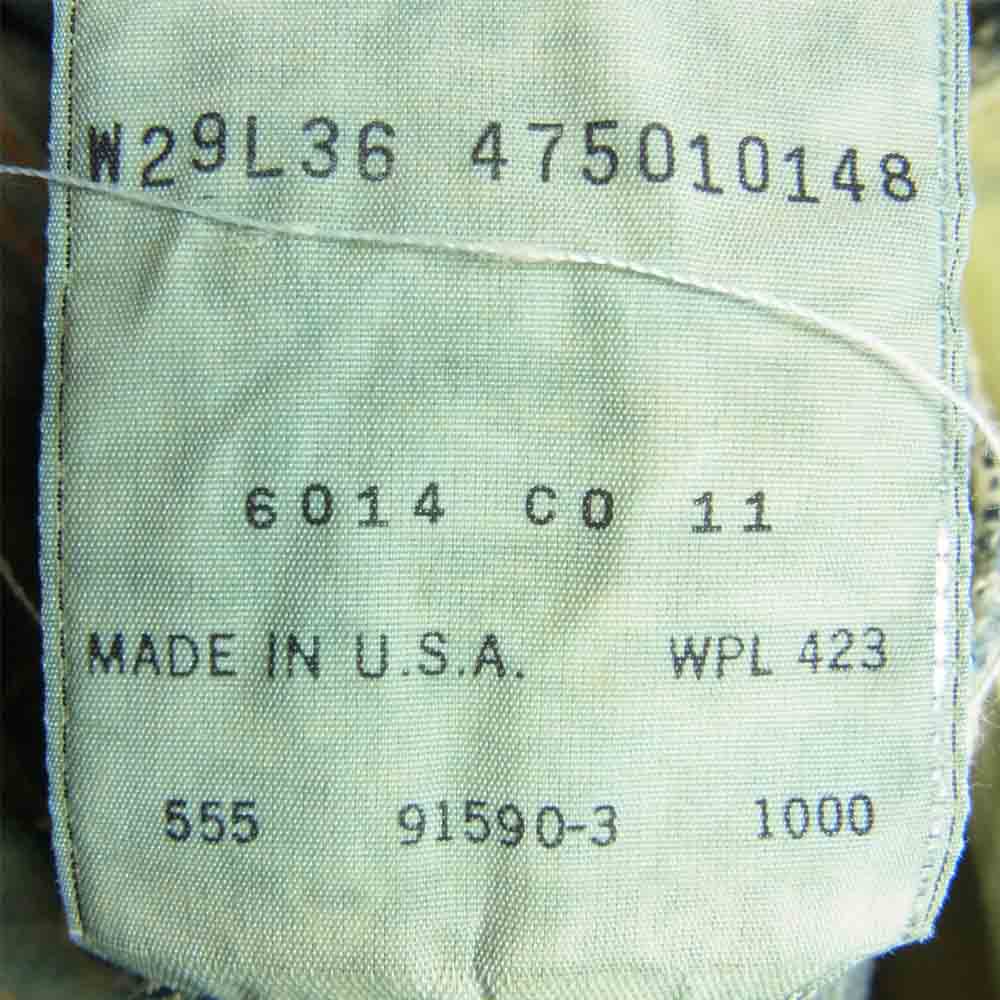 Levi's リーバイス 47501-0148 USA製 1947復刻 501 XX 刻印 555 バレンシア 工場 デニム パンツ インディゴブルー系 W29 L36【中古】