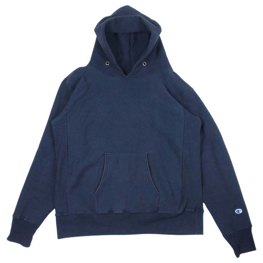 Champion チャンピオン USA製 赤単タグ 復刻 スウェット プルオーバー 長袖 ブラック系 XL【中古】