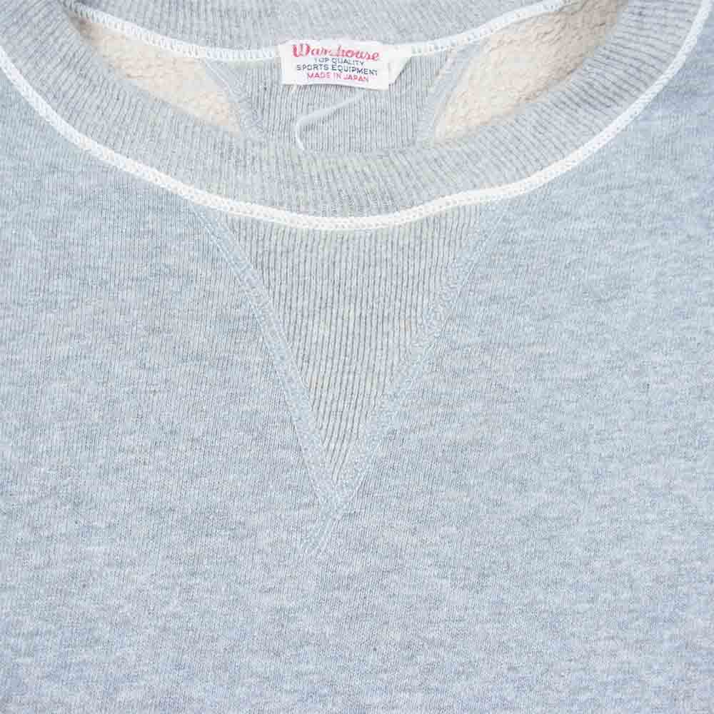 WAREHOUSE ウエアハウス lot402 SET IN SLEEVE セットインスリーブ 両V スウェット グレー系 42【中古】