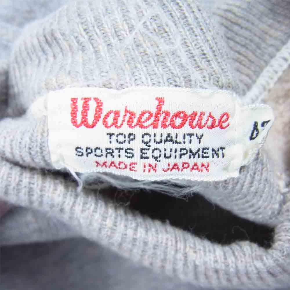 WAREHOUSE ウエアハウス lot402 SET IN SLEEVE セットインスリーブ 両V スウェット グレー系 42【中古】