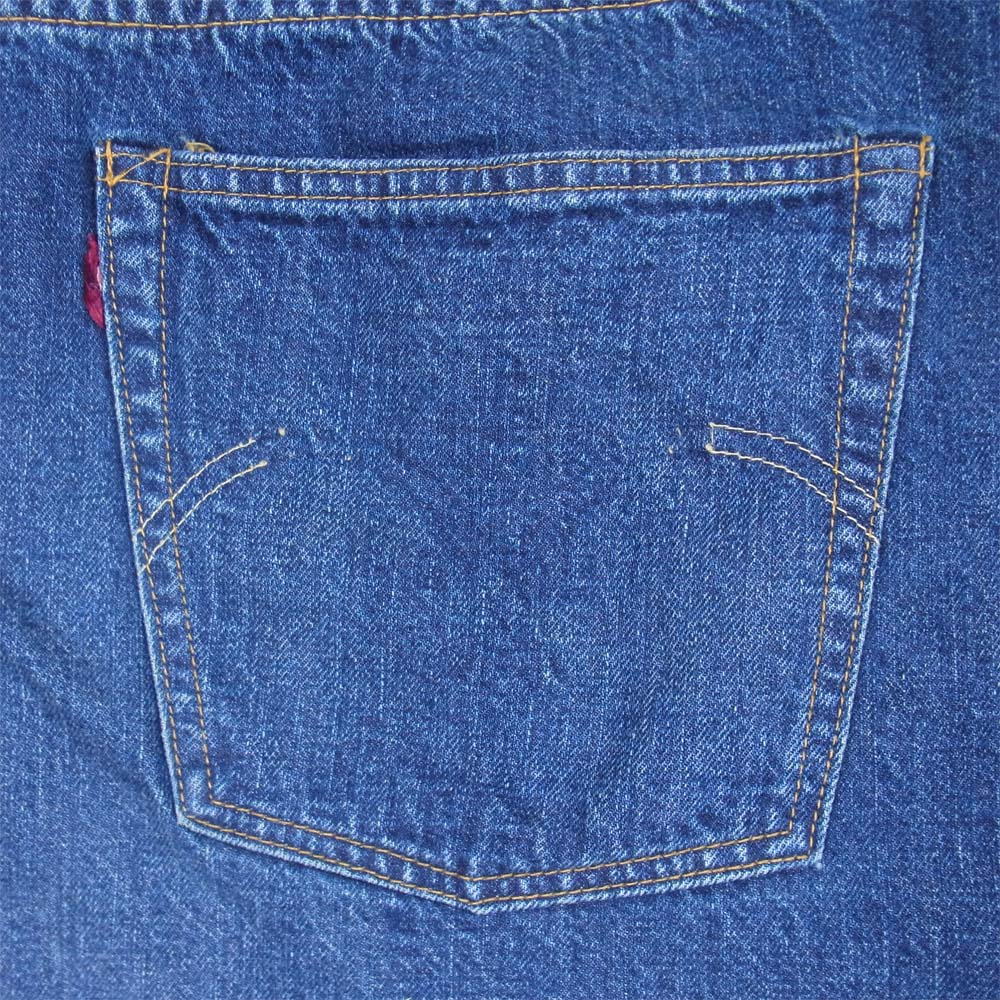 WAREHOUSE ウエアハウス 1101 BIG E TYPE 12oz USED WASH 2ND-HAND セコハン ユーズド加工 デニム インディゴブルー系 38【美品】【中古】