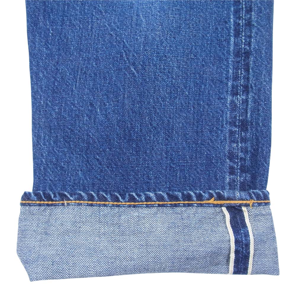 WAREHOUSE ウエアハウス 1101 BIG E TYPE 12oz USED WASH 2ND-HAND セコハン ユーズド加工 デニム インディゴブルー系 38【美品】【中古】