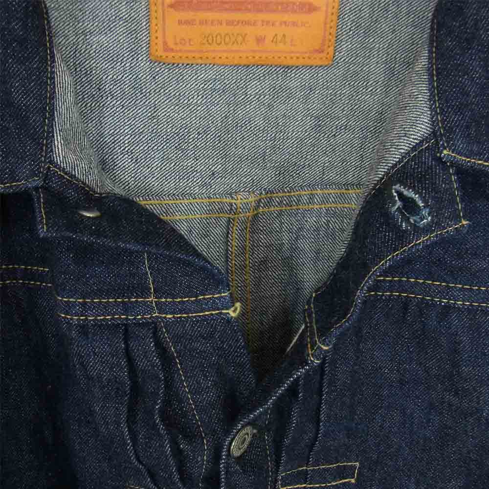 WAREHOUSE ウエアハウス 2000XX DEAD STOCK BLUE デッドストックブルー 大戦モデル インディゴブルー系 44【美品】【中古】