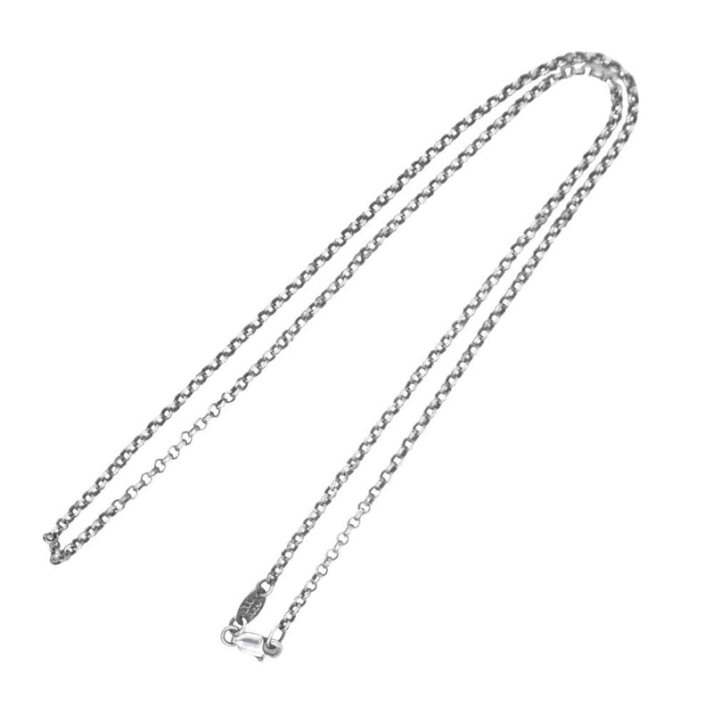 CHROME HEARTS クロムハーツ（原本無） NECKCHAIN 18inch ロールチェーン シルバー系【中古】