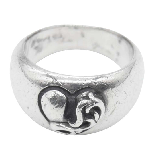 CHROME HEARTS クロムハーツ（原本無） Heart in Band Ring  ハート インバンド リング【中古】