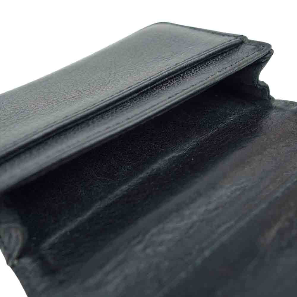 CHROME HEARTS クロムハーツ（原本無） CARD CASE 名刺入れ カードケース ブラック系 シルバー系【中古】
