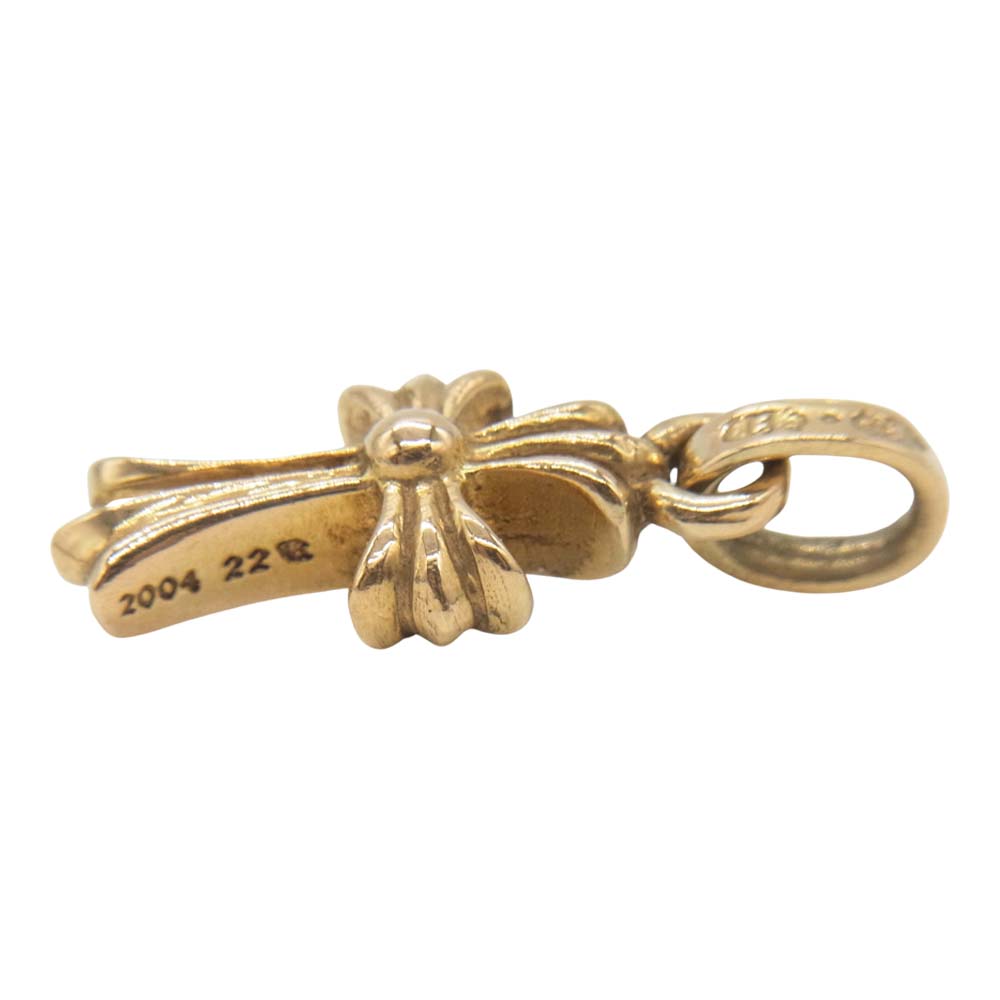CHROME HEARTS クロムハーツ（原本無） 22K ベイビー ファット クロス チャーム ネックレス【中古】