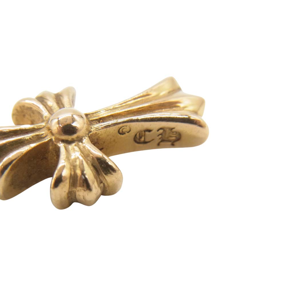 CHROME HEARTS クロムハーツ（原本無） 22K ベイビー ファット クロス チャーム ネックレス【中古】