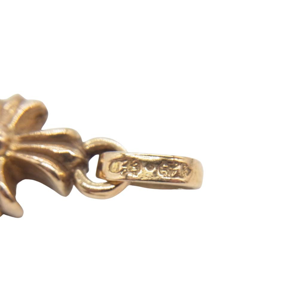 CHROME HEARTS クロムハーツ（原本無） 22K ベイビー ファット クロス チャーム ネックレス【中古】