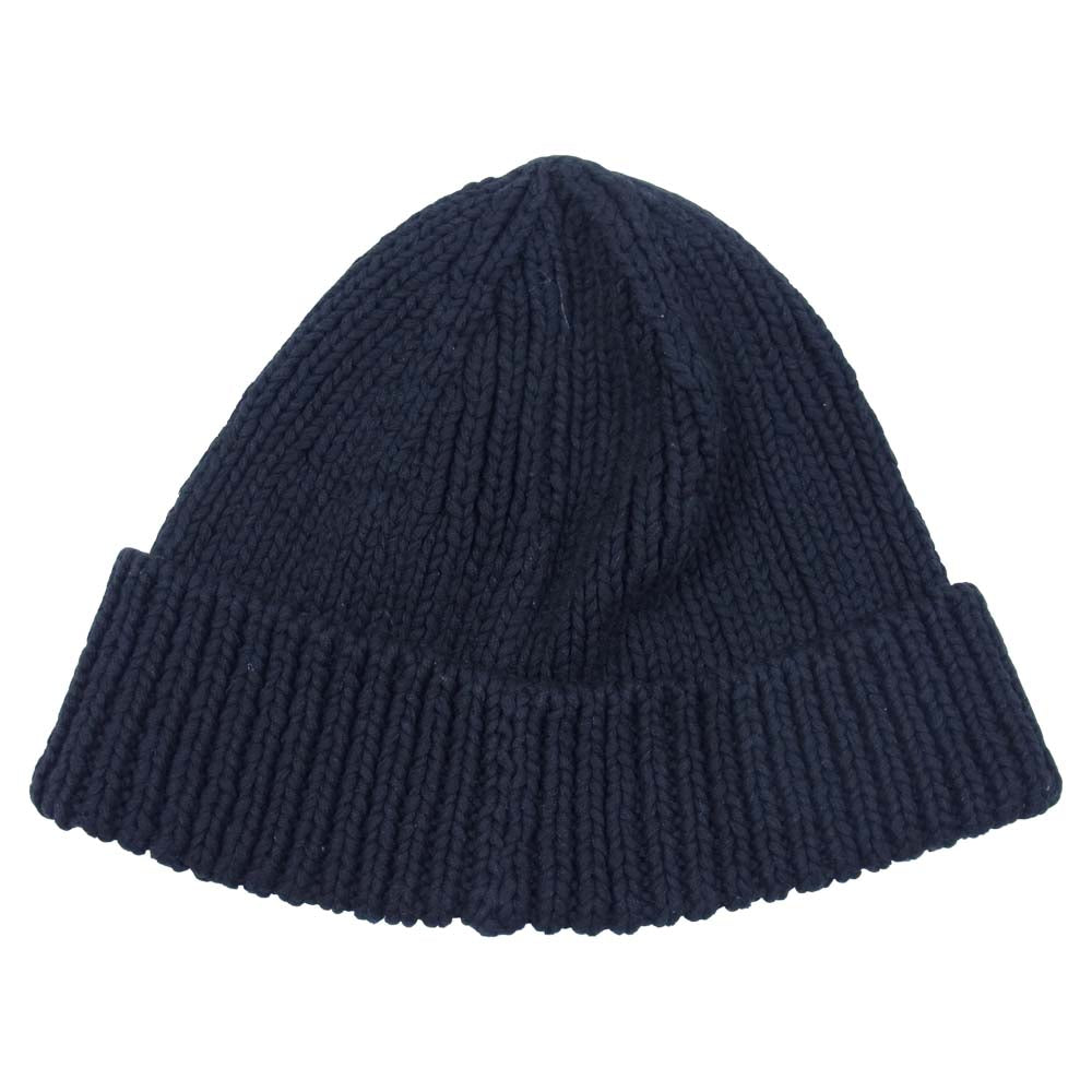 VISVIM ビズビム 18AW 0118203003026 KNIT CAP ニット キャップ コットン リネン ブラック系【中古】