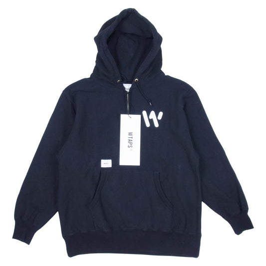 WTAPS ダブルタップス 19SS 191ATDT-CSM22 OUTRIGGER SWEATSHIRT COPO スウェットシャツ ジップパーカー ブラック系 S【中古】