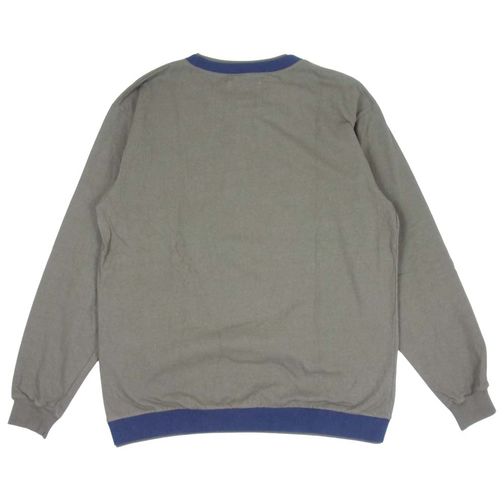 WTAPS ダブルタップス 20SS 201ATDT-CSM35 SNEAK PEAK TEE COTTON 長袖 Tシャツ OLIVEDRAB S【中古】