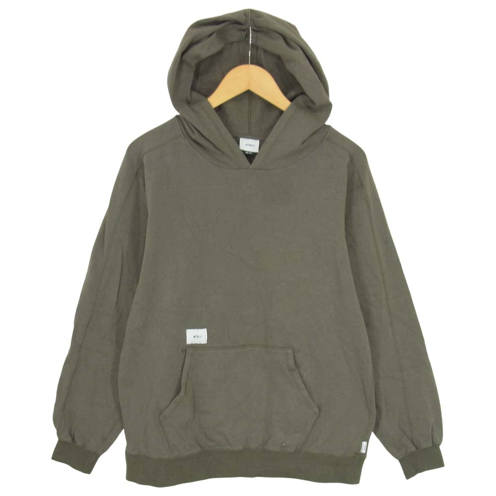 WTAPS ダブルタップス 19SS 191ATDT-CSM25 GPS SWEATSHIRT COTTON スウェット シャツ グレー系 S【中古】