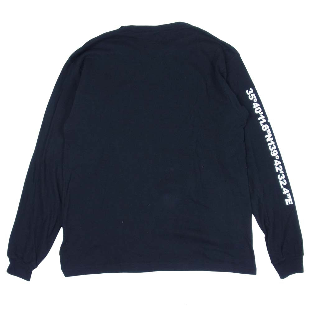 WTAPS ダブルタップス 19AW 192ATDT-CSM12 SIDE EFFECT LS TEE COTTON サイド エフェクト ロングスリーブ Tシャツ ブラック系 1【中古】