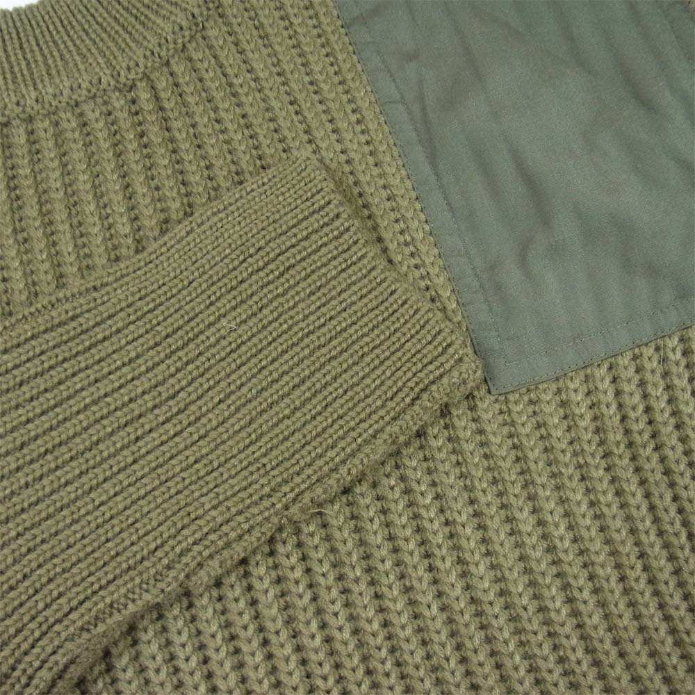 WTAPS ダブルタップス 18AW 182MADT-KNM02 SONAR SWEATER WOAC ニット セーター OLIVEDRAB S【美品】【中古】