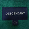 DESCENDANT ディセンダント 20AW HUMMING FLEECE PULL OVER フリース プルオーバー ジャケット グリーン系 1【中古】