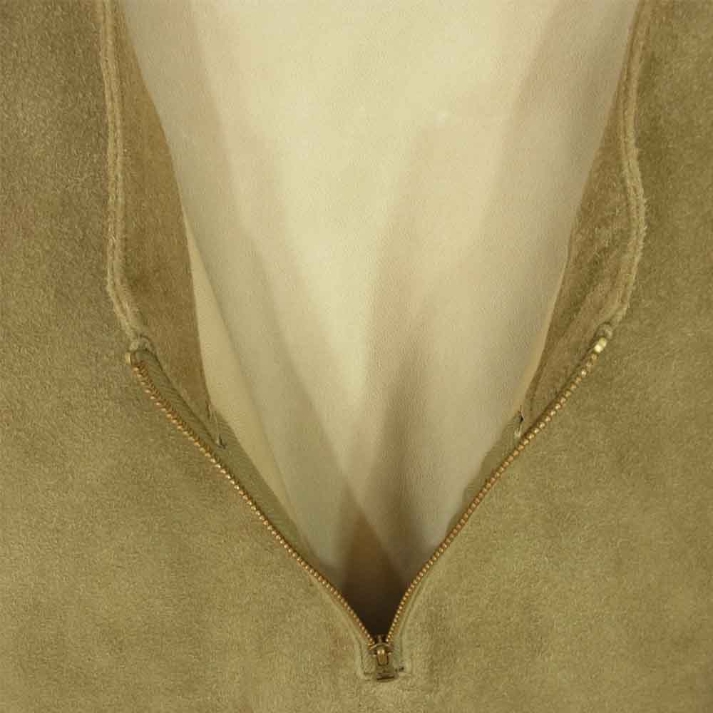 PHIGVEL フィグベル PMAD-VT02 Deerskin Vest ディアスキン ベスト ジャケット ベージュ系 36【中古】